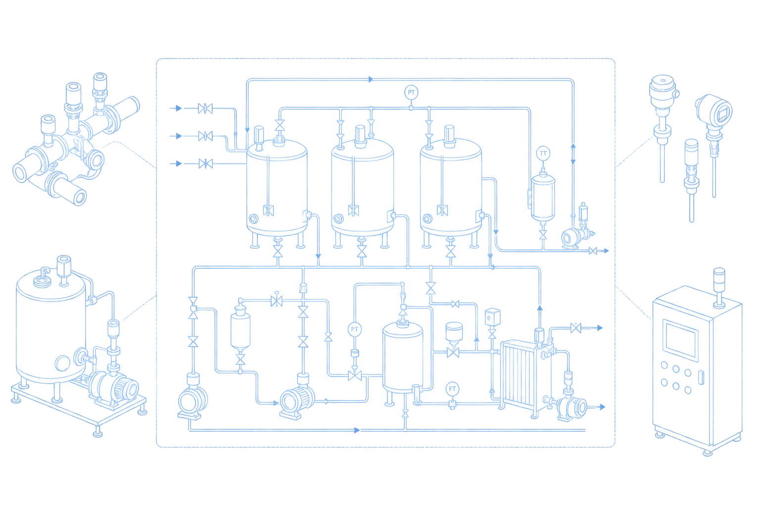 PFD Development for CIP Systems