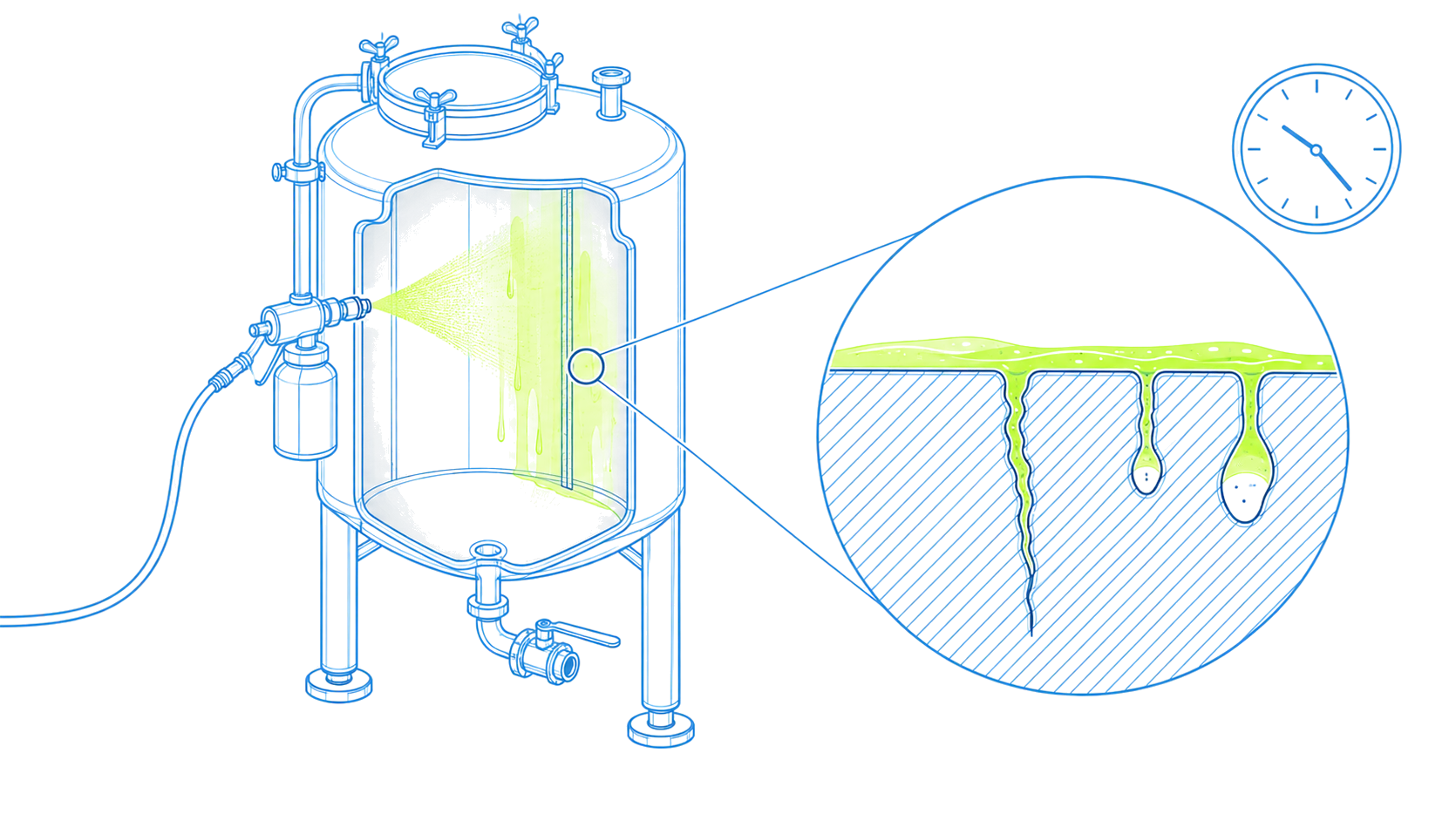 Penetrant application
